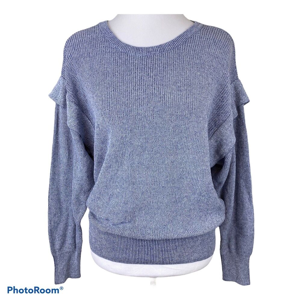 INC International Concepts Acid-Wash Sweater Inkberry XL Blue New